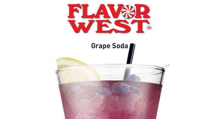 Изображение Ароматизатор Flavor West Grape Soda Ароматизатор Flavor West Grape Soda